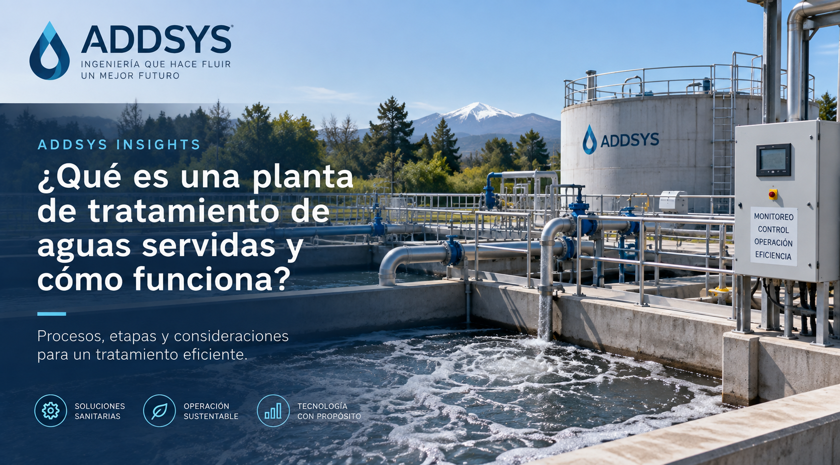 ¿Qué es una planta de tratamiento de aguas servidas y cómo funciona?